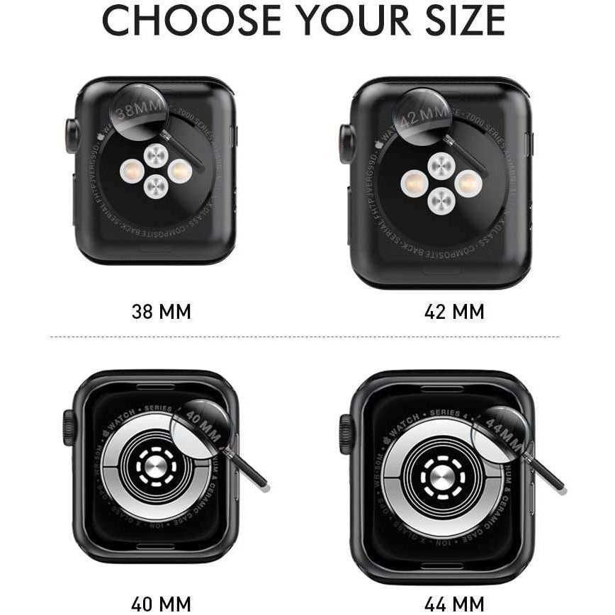 Husa Apple Watch Series 2/3 42 mm Full Tpu 360 Transparent, Kaveny