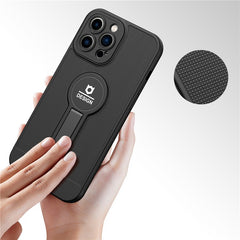Husa Armor Design cu Stand pentru Apple iPhone 14 Plus (6.7) Negru, Suport Auto Magnetic, Protectie Antisoc, Kaveny