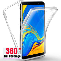 Husa de protectie Kaveny 360 grade, PC+TPU+Folie policarbonat, pentru Samsung Galaxy A14 4G/5G , Transparent