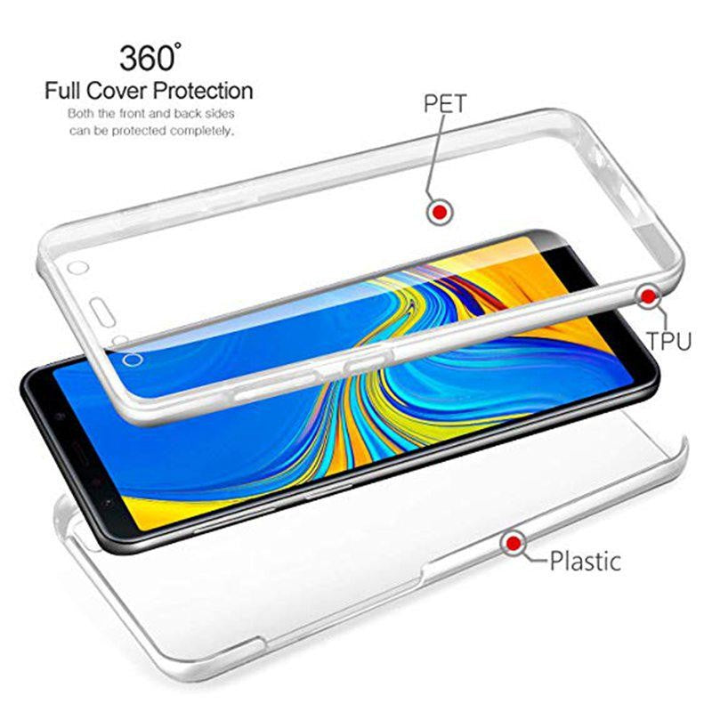 Husa de protectie Kadeny 360 grade, PC+TPU+Folie policarbonat, pentru Samsung Galaxy Z Flip4 , Transparent