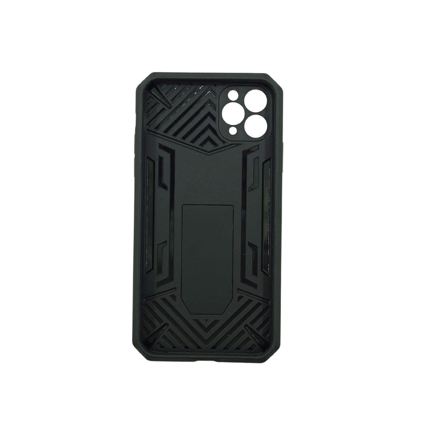 Husa de protectie Kaveny compatibila cu Apple iPhone 11Pro Defender Model 4 cu suport, Verde deschis