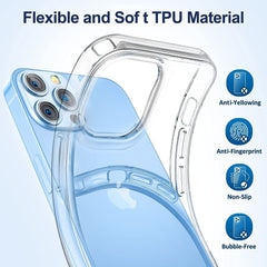 Husa de protectie Kaveny compatibila cu Apple iPhone 12 Tpu 1mm,Transparent