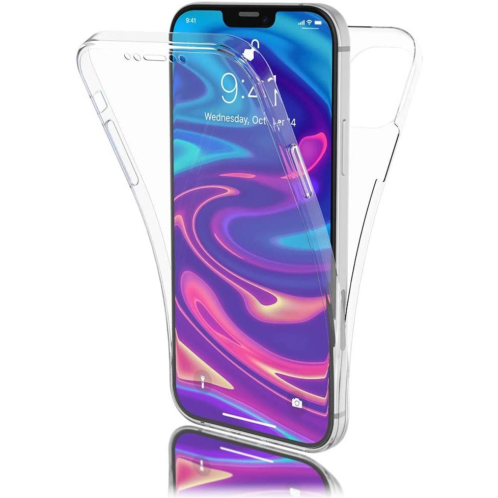 Husa de protectie Kaveny compatibila cu Apple iPhone 12 Pro Max Full Tpu 360 Transparent