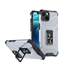 Husa de protectie Kaveny compatibila cu Apple iPhone 13 Mini Acrylic Armor cu suport Negru