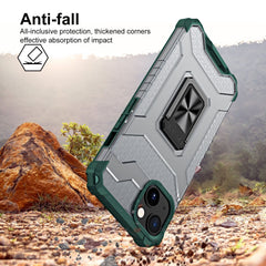 Husa de protectie Kaveny compatibila cu Apple iPhone 13 Mini Acrylic Armor cu suport Verde Inchis