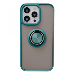 Husa de protectie Kaveny compatibila cu Apple iPhone 13 Pro,Defender cu prindere inel,Verde
