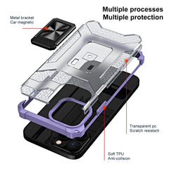 Husa de protectie Kaveny compatibila cu Apple iPhone 13 Pro Max Acrylic Armor cu suport Mov