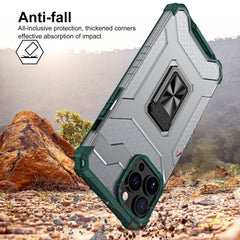 Husa de protectie Kaveny compatibila cu Apple iPhone 13 Pro Max Acrylic Armor cu suport Verde Inchis