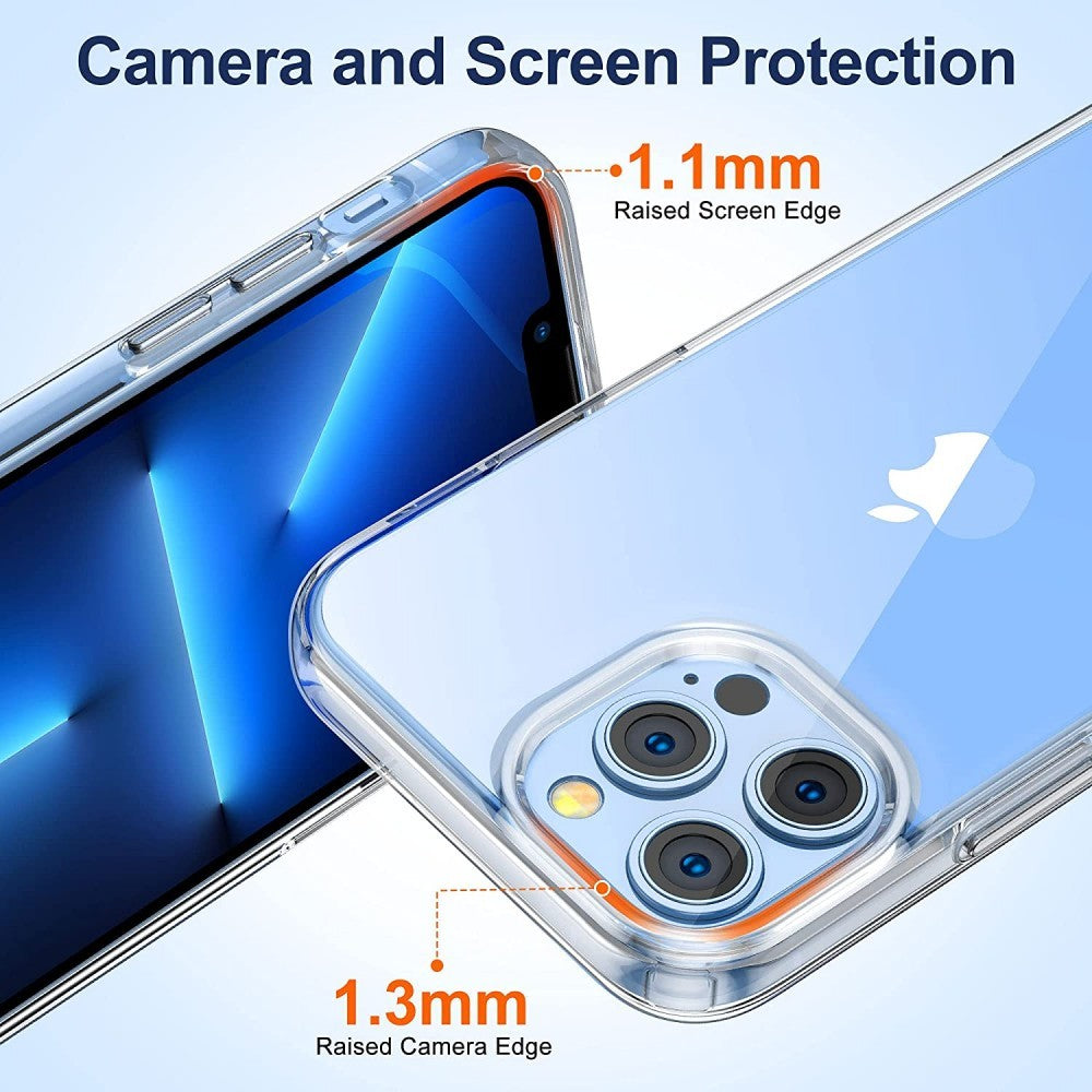 Husa de protectie Kaveny compatibila cu Apple iPhone 13 Pro Tpu Transparent
