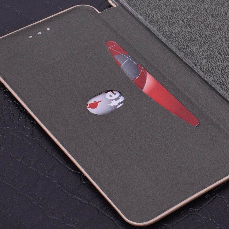 Husa de protectie Kaveny compatibila cu Oppo A54 Magnet Book Case Roz-Auriu