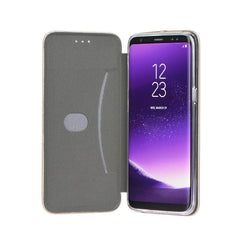Husa de protectie Kaveny compatibila cu Oppo Reno 5 Magnet Book Case Roz-Auriu