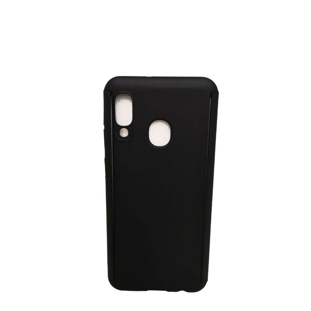 Husa de Protectie, Kaveny, pentru Samsung Galaxy A20e, cu Acoperire Completa 360, cu Folie de Protectie, Plastic, Negru