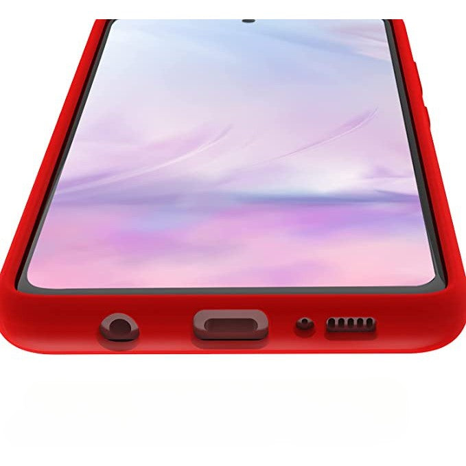Husa de protectie Kaveny compatibila cu Samsung Galaxy S21 5G Matte Tpu Rosu
