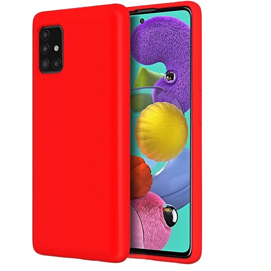 Husa de protectie Kaveny compatibila cu Samsung Galaxy S21 5G Matte Tpu Rosu