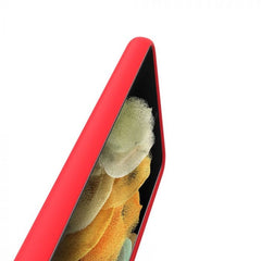 Husa de protectie Kaveny compatibila cu Samsung Galaxy S21 Ultra Matte Tpu Rosu