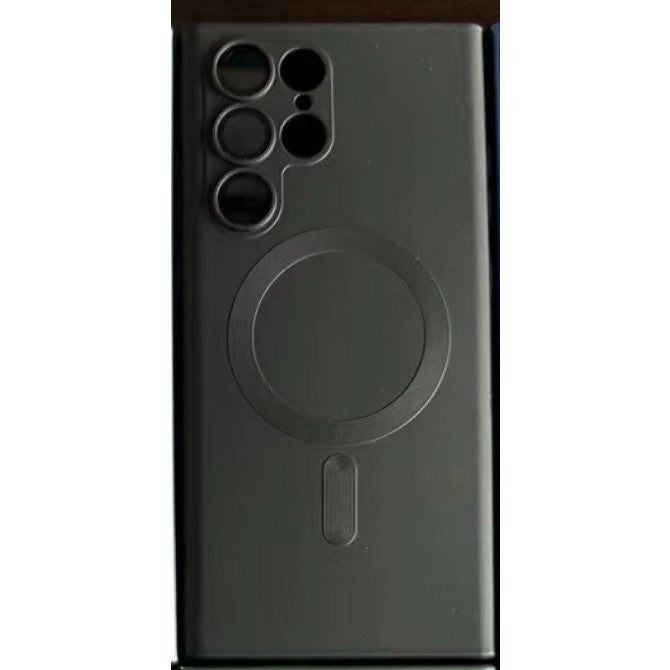 Husa de protectie Kaveny, cu incarcare Wireless, Tehnologie Magsafe, pentru  Samsung Galaxy S23 , Negru