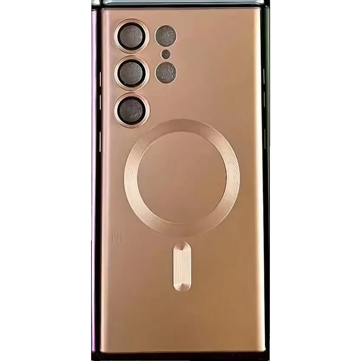 Husa de protectie Kaveny, cu incarcare Wireless, Tehnologie Magsafe, pentru  Samsung Galaxy S23 Plus , Rose Gold