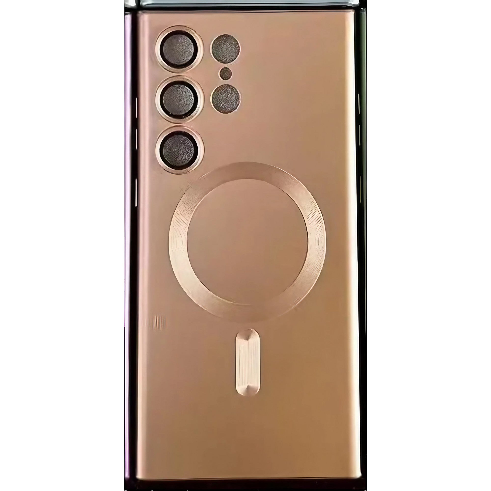 Husa de protectie Kaveny, cu incarcare Wireless, Tehnologie Magsafe, pentru  Samsung Galaxy S23 , Rose Gold
