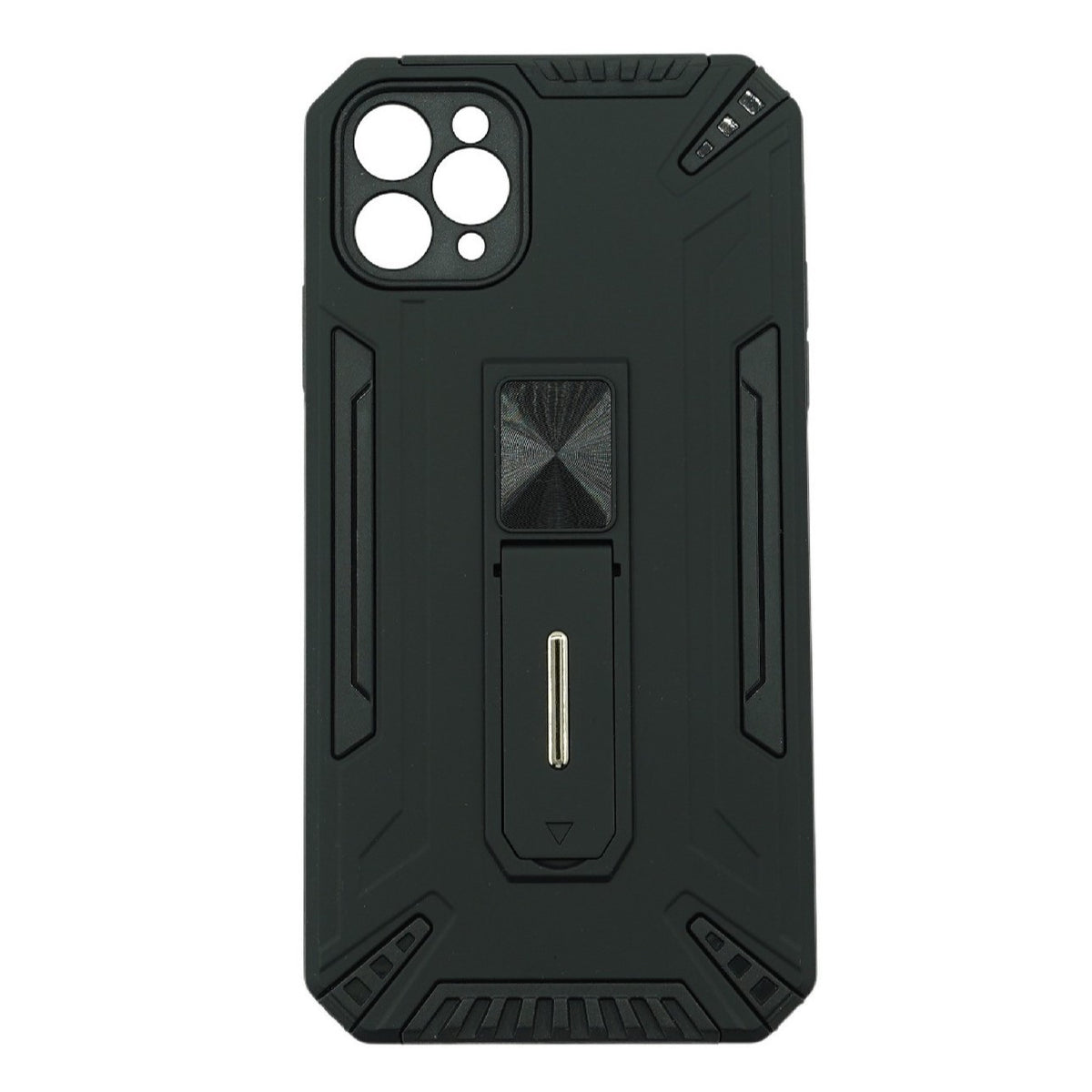 Husa de protectie Kaveny pentru Apple iPhone 12 Pro Max Defender Model 4 cu suport, Negru