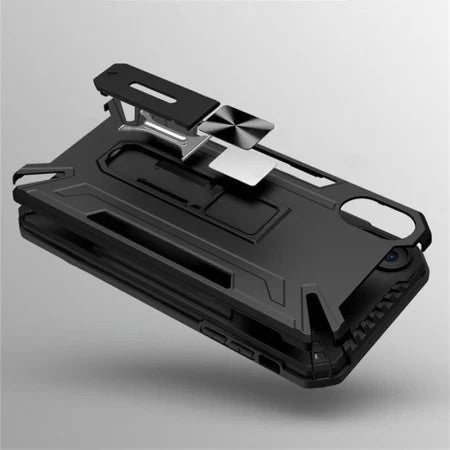 Husa de protectie Kaveny pentru Apple iPhone 13 Mini Defender Sergeant Brave cu suport,Negru
