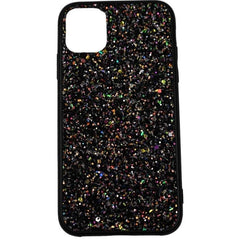 Husa de Protectie, Kaveny, pentru Apple iPhone SE 2020, Sclipici, TPU, Negru