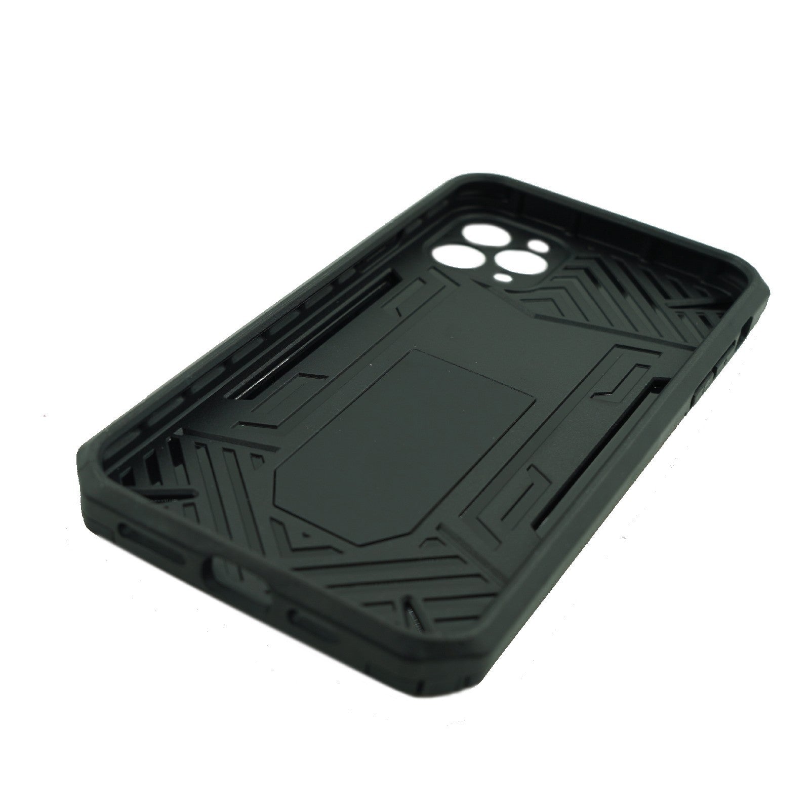 Husa de protectie Kaveny pentru Apple iPhone XR Defender Sergeant Brave cu suport, Negru