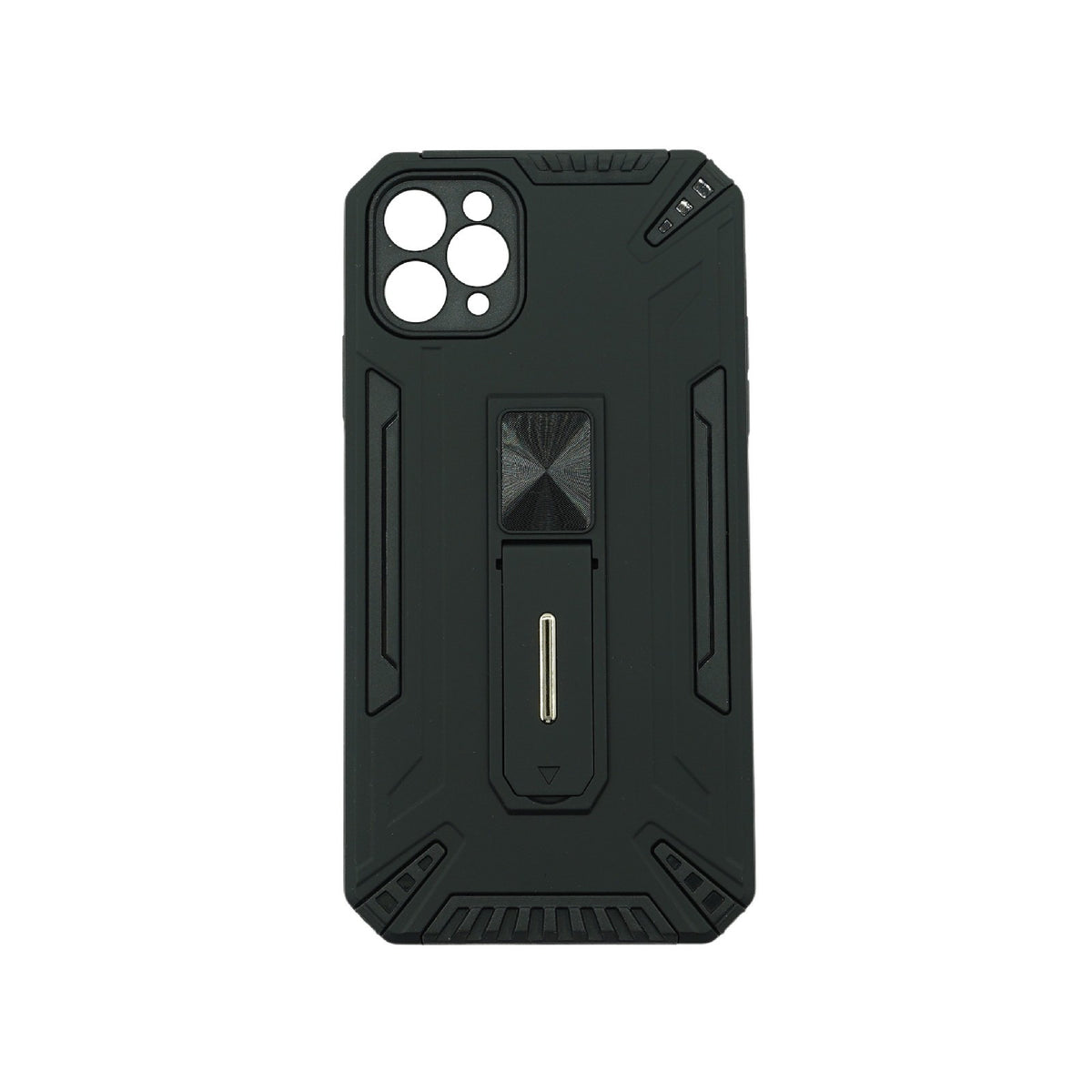 Husa de protectie Kaveny pentru Apple iPhone XR Defender Sergeant Brave cu suport, Negru