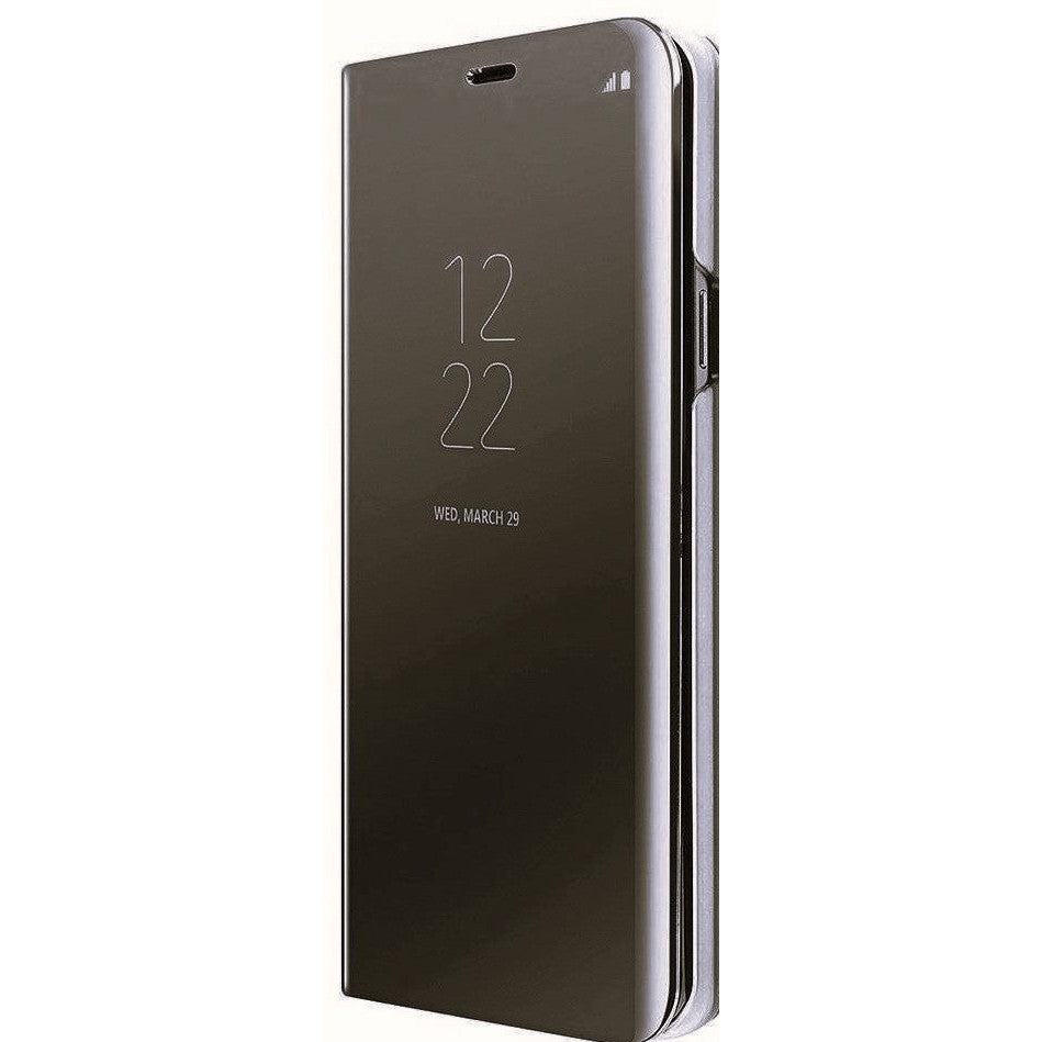 Husa de Protectie, Kaveny, pentru Huawei P30 Pro, Capac Oglinda, din Plastic, Negru
