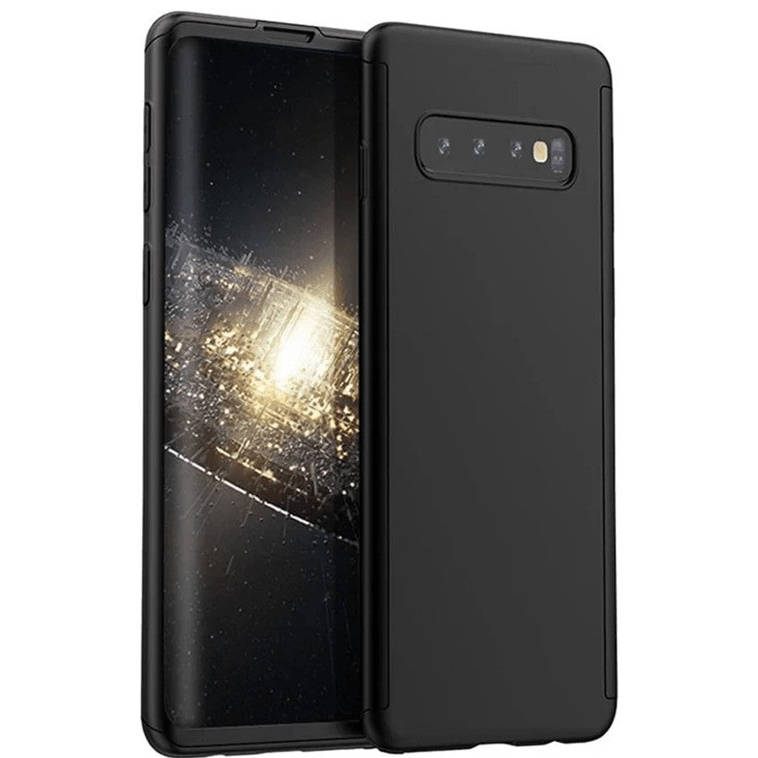 Husa de Protectie, Kaveny, pentru Samsung Galaxy A20e, cu Acoperire Completa 360, cu Folie de Protectie, Plastic, Negru