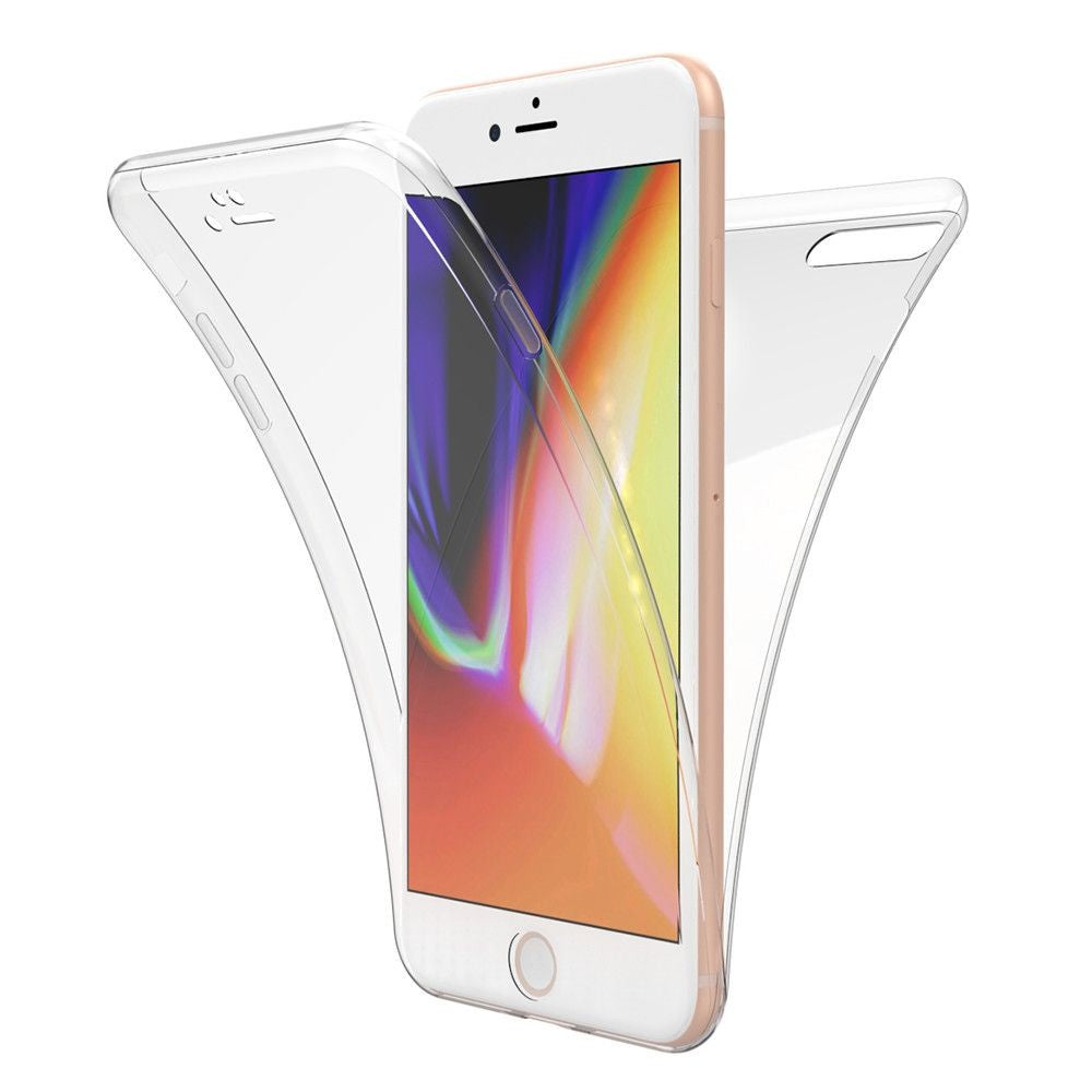 Husa de protectie Kaveny pentru Samsung Galaxy A8 2018 Full Tpu 360 V2 Transparent