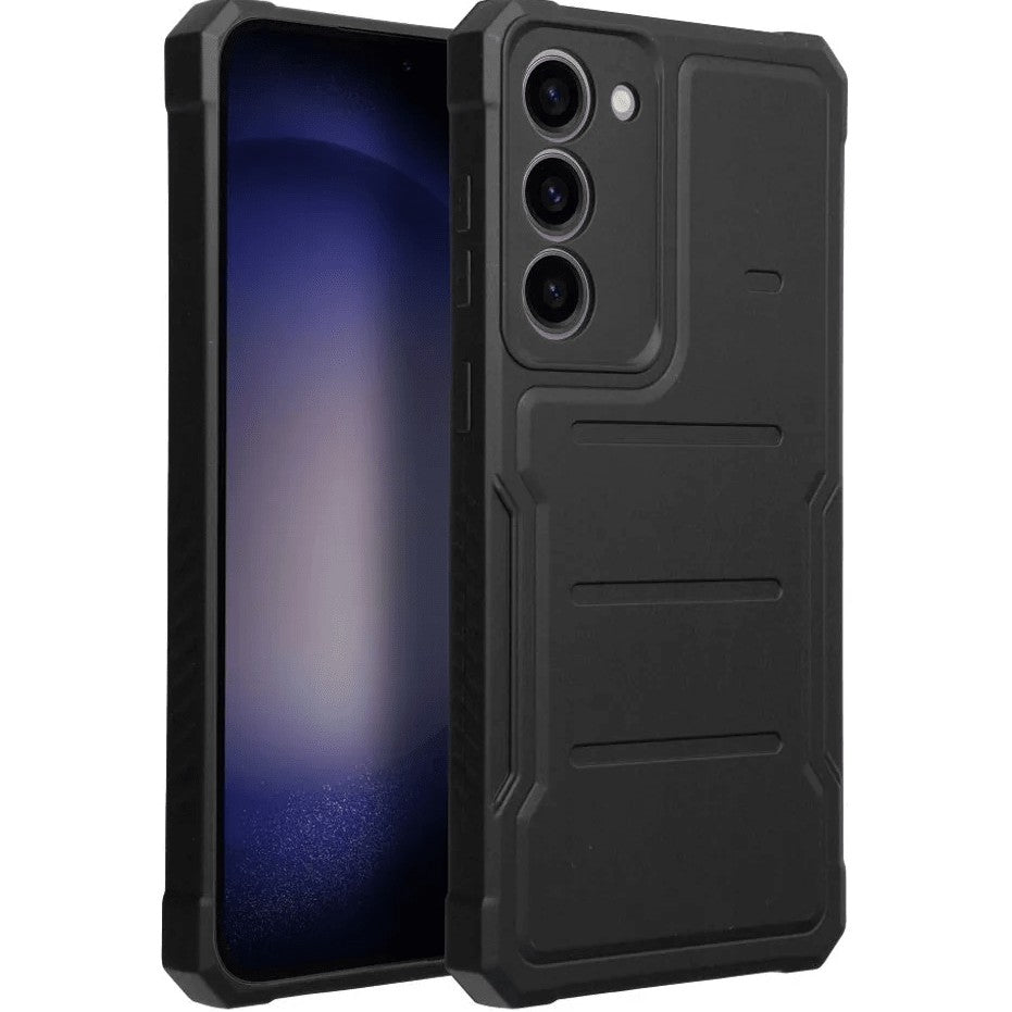 Husa de Protectie, Kaveny, pentru Samsung Galaxy S20 Ultra, Defender Model 1, silicon, plastic, Negru