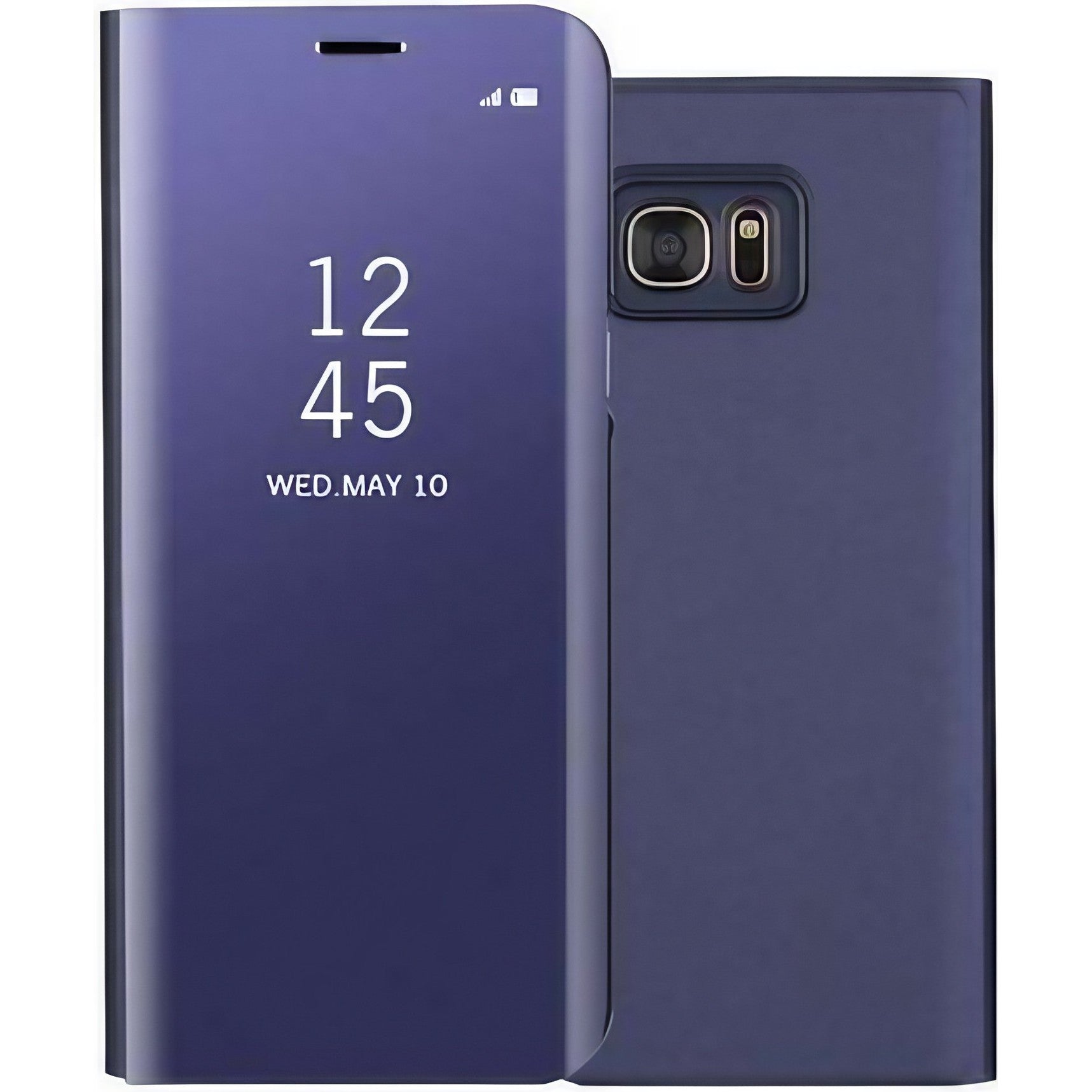 Husa de Protectie, Kaveny, pentru Samsung Galaxy S9, Capac Oglinda, din Plastic, Mov