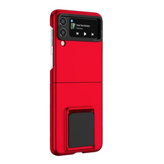 Husa de protectie Kaveny, Pliere Tridimensionala, Multifunctionala, PC, pentru Samsung Galaxy Z Flip 4 / Z Flip 4 5G , Rosu