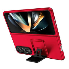Husa de protectie Kaveny, Pliere Tridimensionala, Multifunctionala, PC, pentru Samsung Galaxy Z Fold 4 5G, Rosu