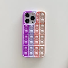 Husa de protectie Kaveny Pop It compatibila cu Apple iPhone 13,Model 2,Multicolor