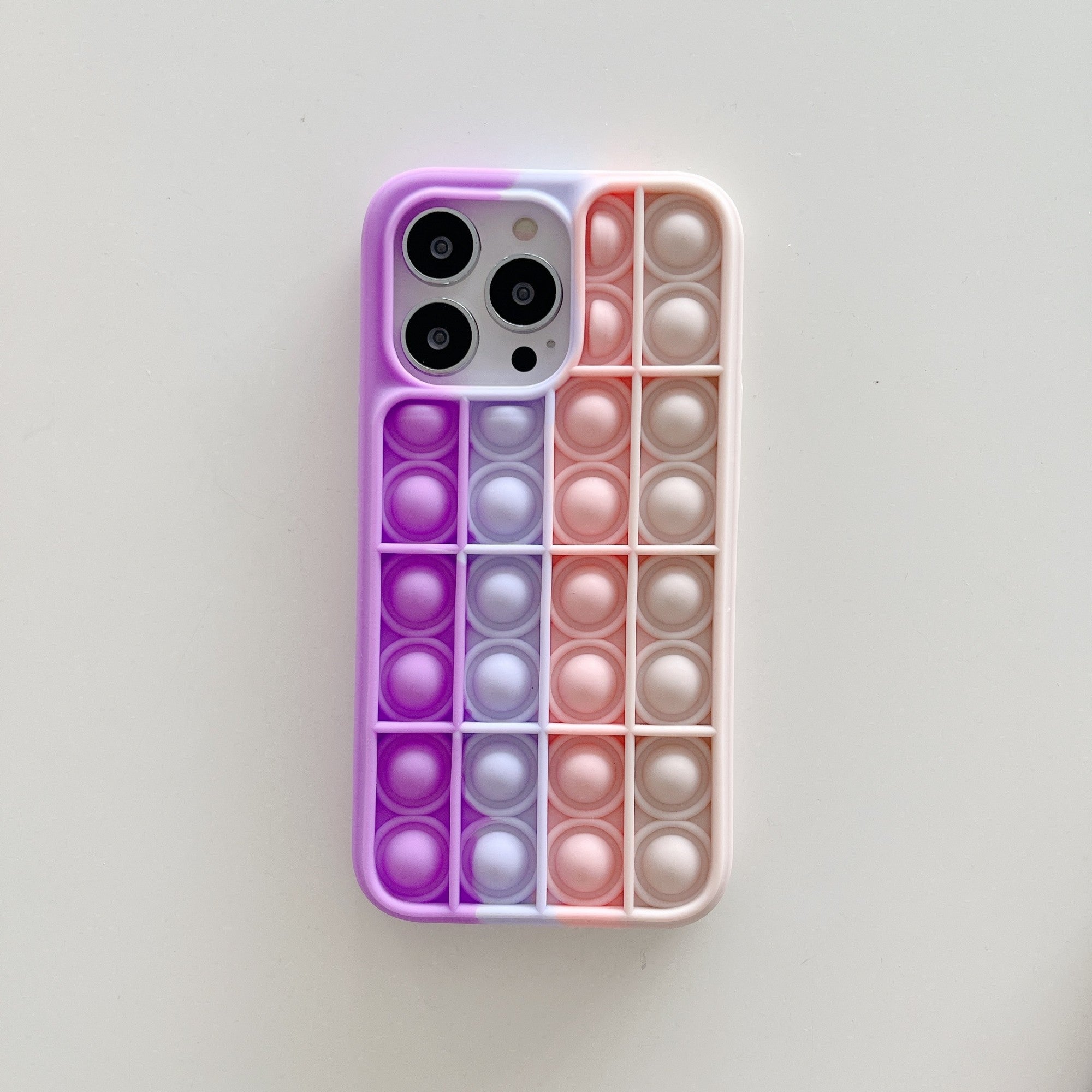 Husa de protectie Kaveny Pop It compatibila cu Apple iPhone 13 Pro Max,Model 2,Multicolor