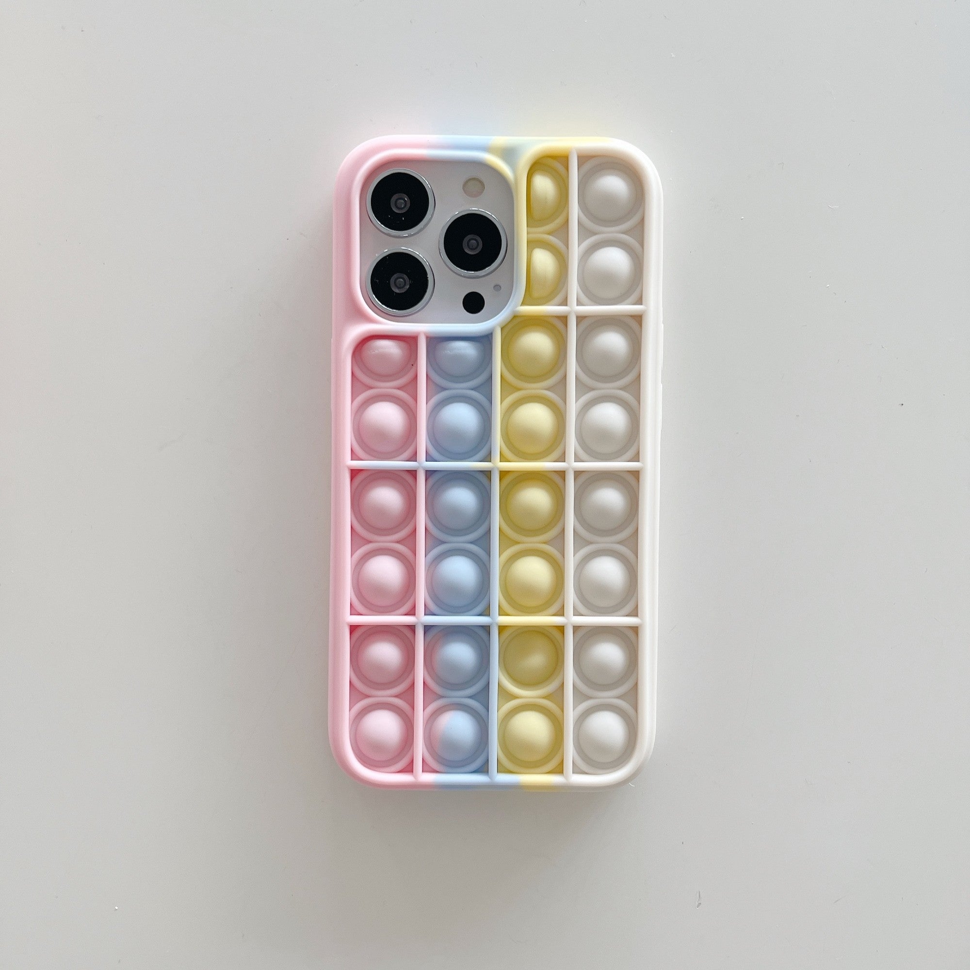Husa de protectie Kaveny Pop It compatibila cu Apple iPhone 13 Pro,Model 5,Multicolor