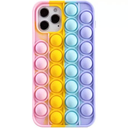 Husa de protectie Kaveny Pop It compatibila cu Apple iPhone 13 Pro,Model 8,Multicolor