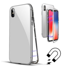Husa de protectie Magnetic 360 pentru Apple iPhone 7, Argintiu
