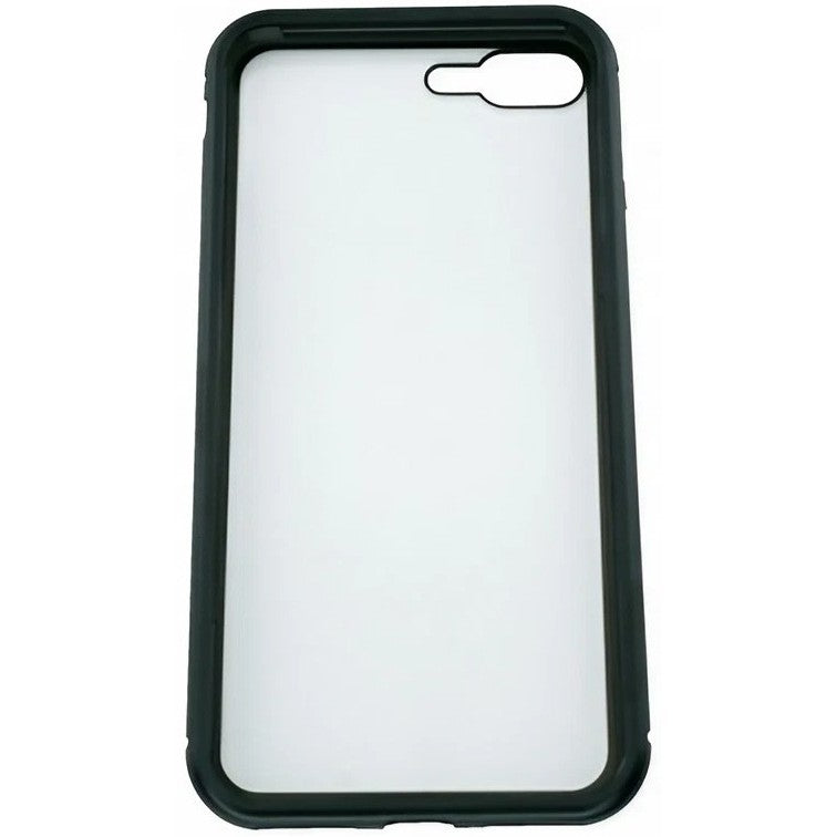 Husa de Protectie, Kaveny, pentru Apple iPhone 7 Plus, Magnetic 360, Metal, Negru