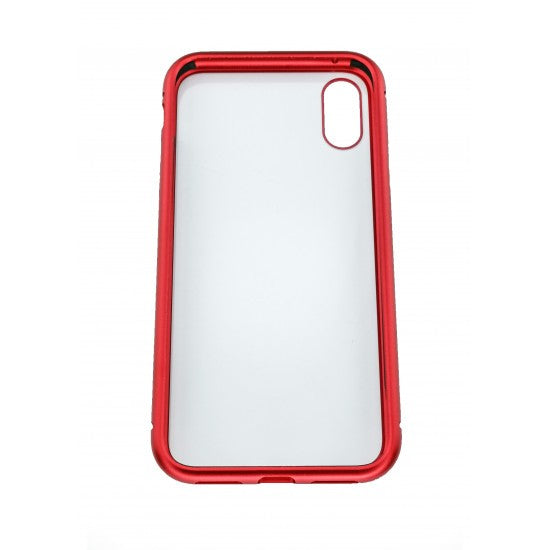 Husa de protectie Magnetic 360 pentru Apple iPhone XS Max, Rosu