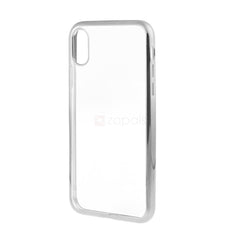 Husa de protectie pentru Apple iPhone X Tpu Electroplated Antisoc Argintiu