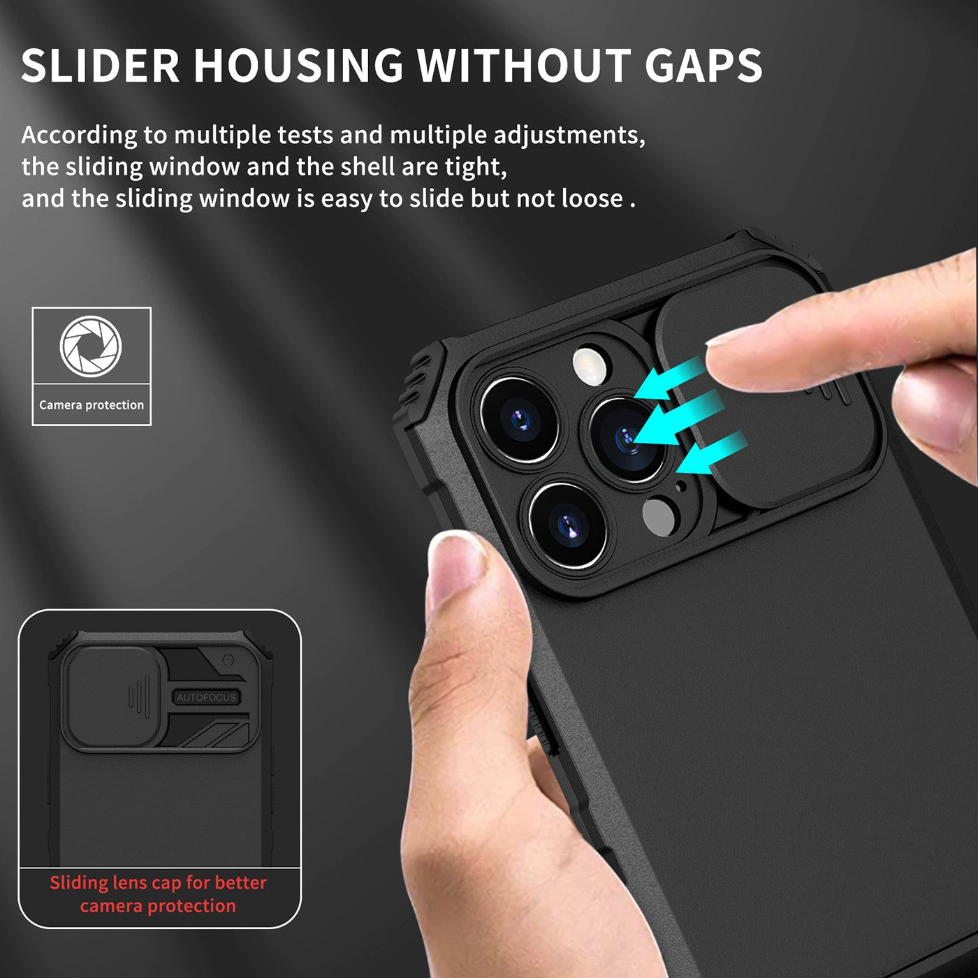 Husa Defender cu Stand pentru iPhone 11 Pro Max, Negru, Suport reglabil, Antisoc, Protectie glisanta pentru camera, Kaveny