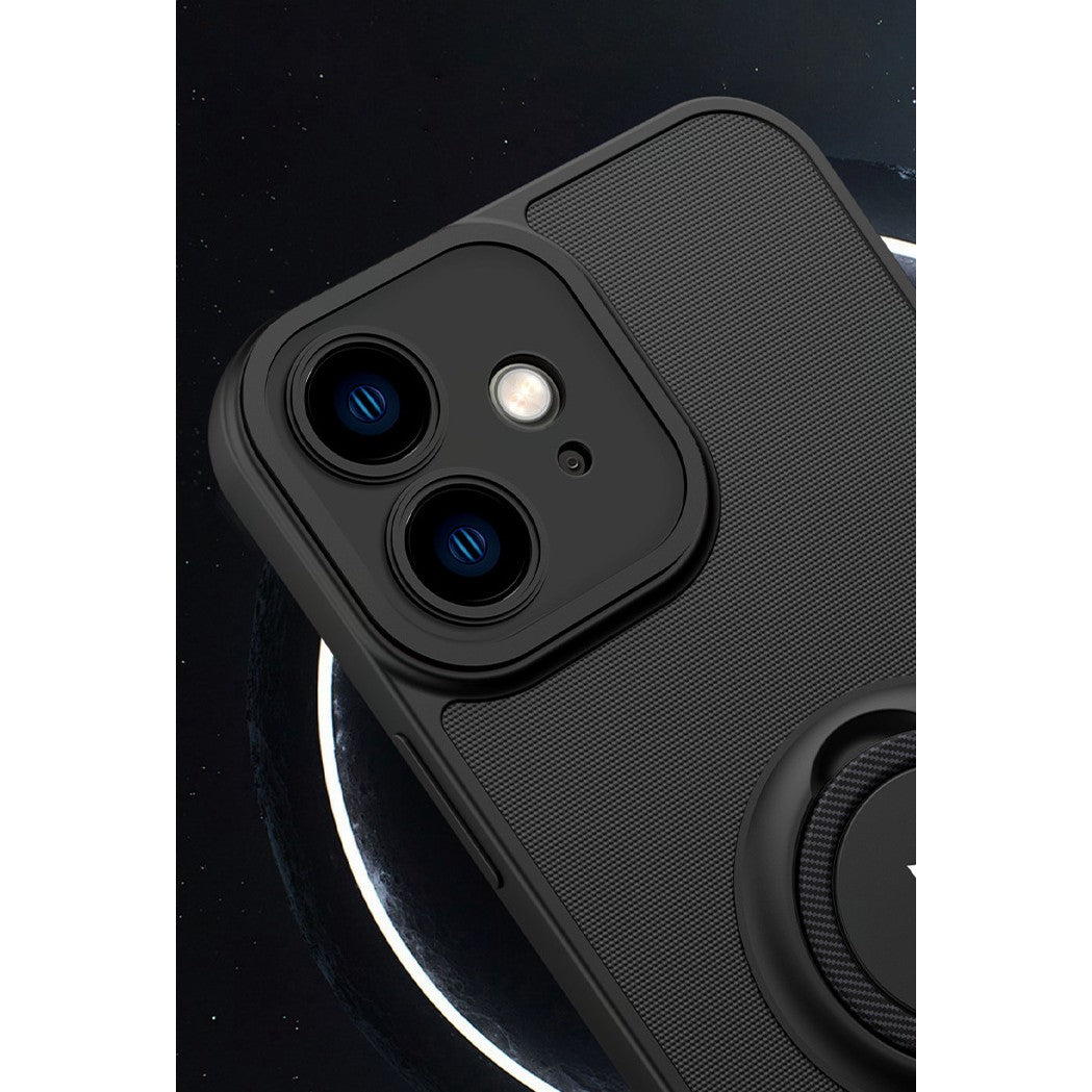 Husa Eagle Eye cu Stand pentru Samsung A03 4G, Negru, Suport Auto Magnetic, Protectie Antisoc, Kaveny