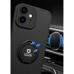 Husa Telefon Eagle Eye, Kaveny, Compatibila Samsung A52 5G, cu Suport Auto Magnetic si Inel, Negru