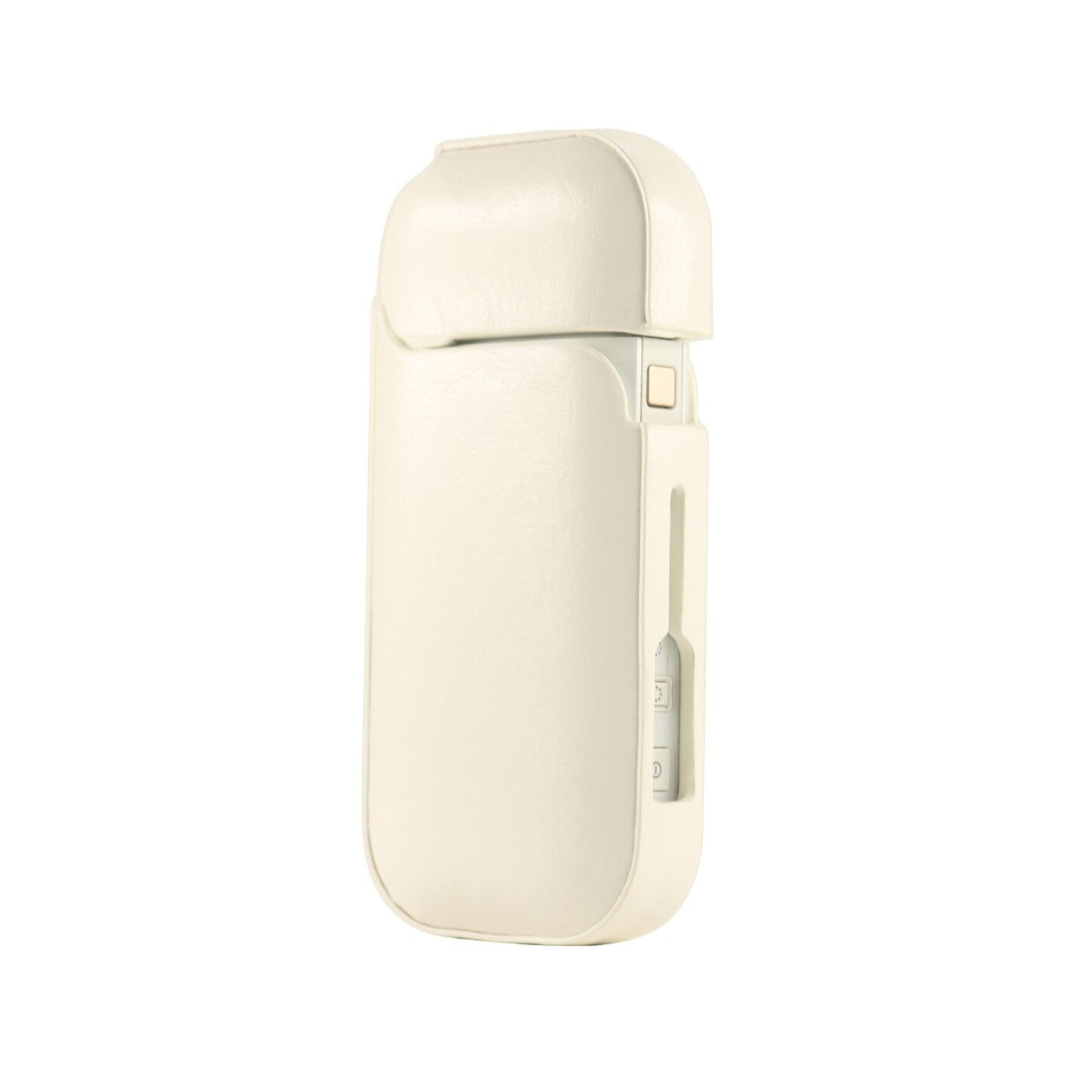 Husa Kaveny pentru IQOS 2.4 Plus, Capac de Protectie, Anti Soc si Zgarieturi, din Piele Ecologica, 43 g, 12 x 6 x 2.5 cm, Alb