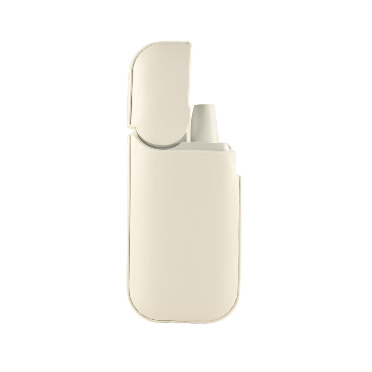 Husa Kaveny pentru IQOS 2.4 Plus, Capac de Protectie, Anti Soc si Zgarieturi, din Piele Ecologica, 43 g, 12 x 6 x 2.5 cm, Alb