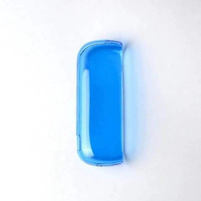 Husa Kaveny pentru IQOS Iluma, de Protectie, Anti Soc si Zgarieturi,din Plastic, 12.5 x 4.2 cm, Albastru Transparent