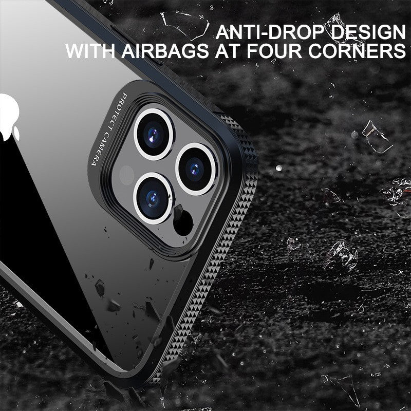 Husa Hibrid Defender MG Series pentru iPhone 14 Plus, Kaveny, Protectie Antisoc, Negru