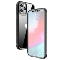 Husa Hibrid Defender MG Series pentru iPhone 14 Plus, Kaveny, Protectie Antisoc, Negru